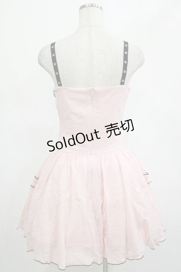 画像3: DARK IN LOVE / Pink doll moon strap dress S ピンク H-25-02-25-026-PU-OP-KB-ZH (3)