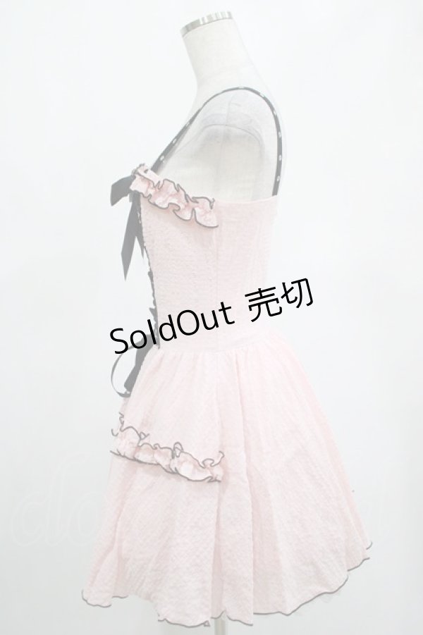 画像2: DARK IN LOVE / Pink doll moon strap dress XS ピンク H-25-02-25-027-PU-OP-KB-ZH (2)