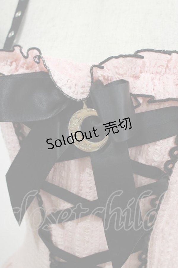 画像4: DARK IN LOVE / Pink doll moon strap dress XS ピンク H-25-02-25-027-PU-OP-KB-ZH (4)