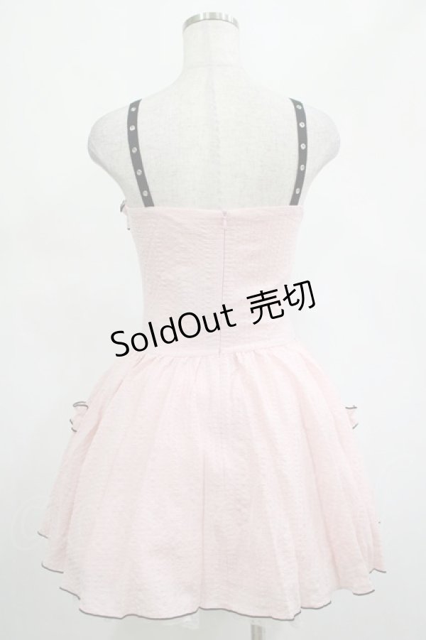 画像3: DARK IN LOVE / Pink doll moon strap dress XS ピンク H-25-02-25-029-PU-OP-KB-OS (3)