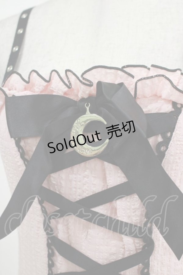 画像4: DARK IN LOVE / Pink doll moon strap dress XS ピンク H-25-02-25-029-PU-OP-KB-OS (4)