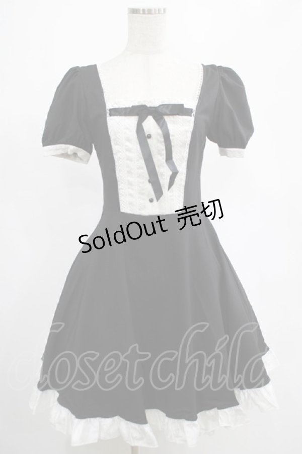 画像1: DARK IN LOVE / Magic doll black white rebel dress XS ブラック H-25-02-25-004-PU-OP-KB-OS (1)