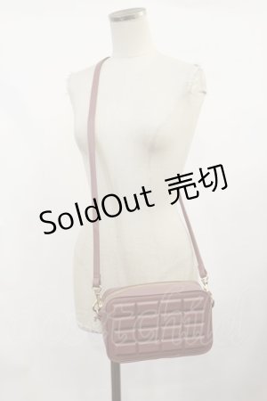 画像: Maison de FLEUR / ショコラショルダーバッグ  ピンク H-25-02-25-1029-LO-BG-NS-ZH