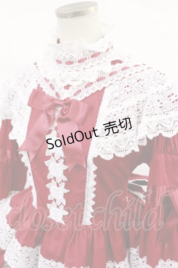 画像4: BABY,THE STARS SHINE BRIGHT / エリザベスワンピースセット Free エンジ H-25-02-25-1004-BA-OP-NS-ZH (4)