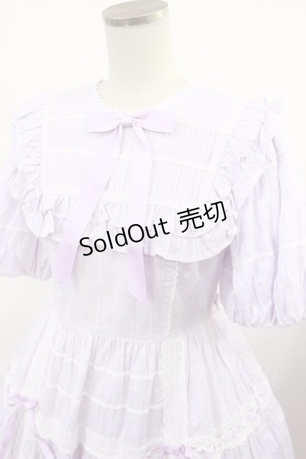 画像4: Angelic Pretty / クレッシェンドティアードワンピース Free ラベンダー H-25-02-25-1005-AP-OP-NS-ZH (4)