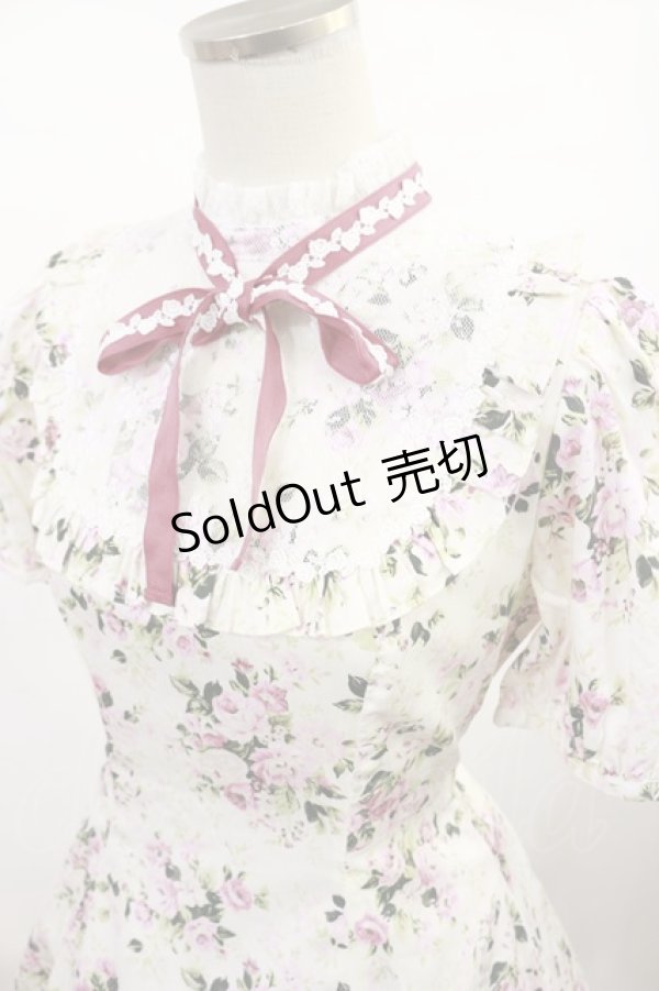 画像4: Victorian maiden / ロココブーケレースフリルドレス Free ペールピンク H-25-02-25-1011-CL-OP-NS-ZH (4)