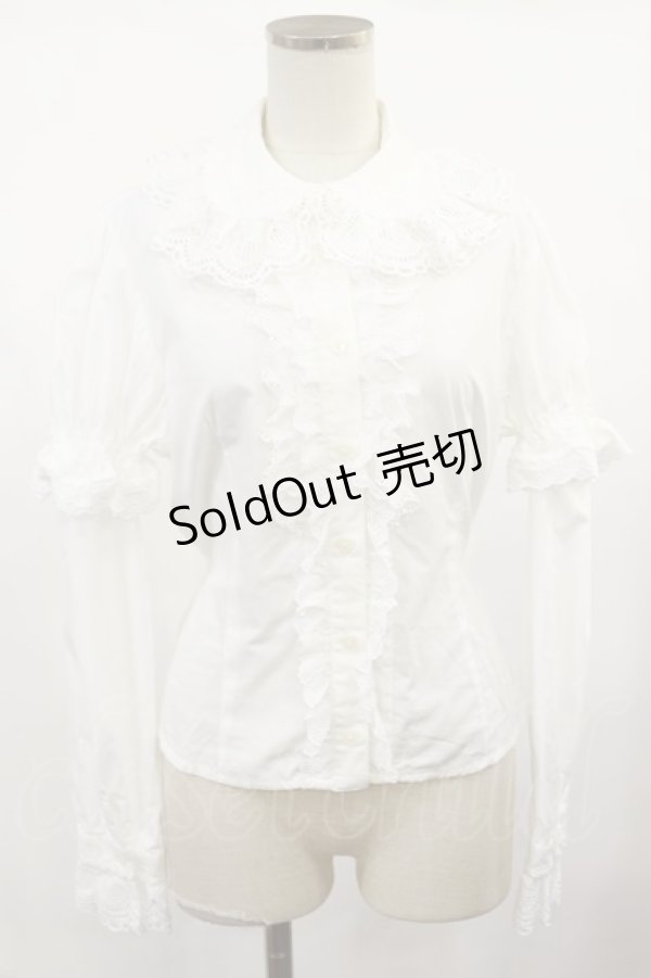 画像1: BABY,THE STARS SHINE BRIGHT / ハートハートブラウス Free オフ H-25-02-25-1023-BA-BL-NS-ZH (1)