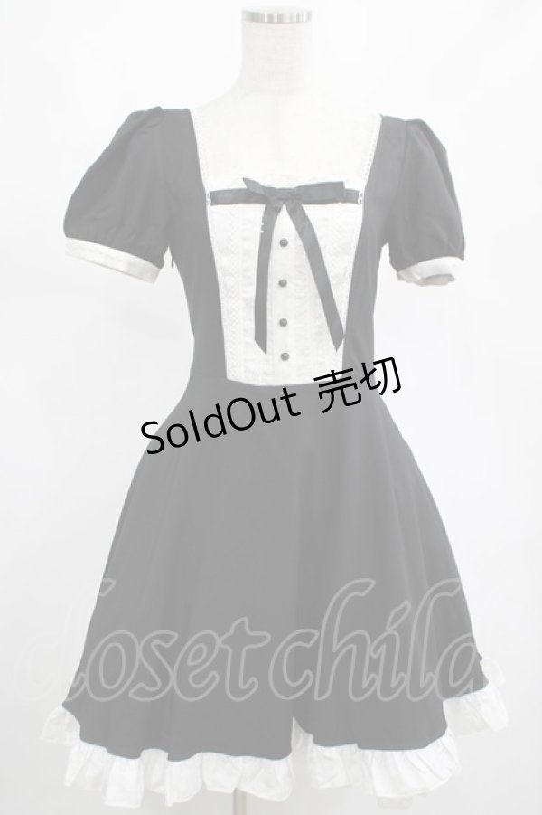 画像1: DARK IN LOVE / Magic doll black white rebel dress XS ブラック H-25-02-25-008-PU-OP-KB-ZS (1)