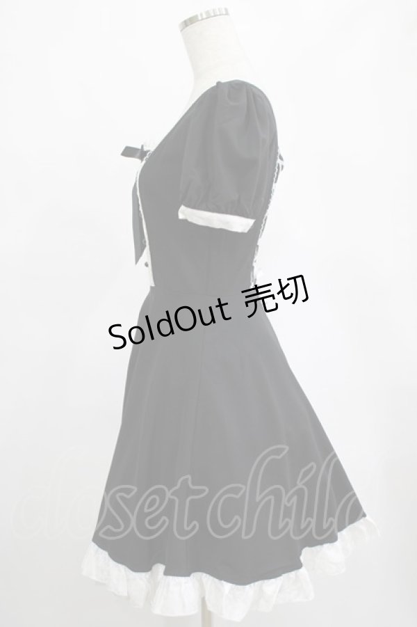 画像2: DARK IN LOVE / Magic doll black white rebel dress XS ブラック H-25-02-25-008-PU-OP-KB-ZS (2)