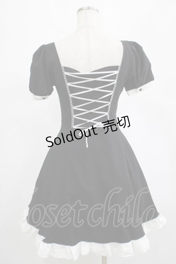 画像3: DARK IN LOVE / Magic doll black white rebel dress XS ブラック H-25-02-25-008-PU-OP-KB-ZS (3)