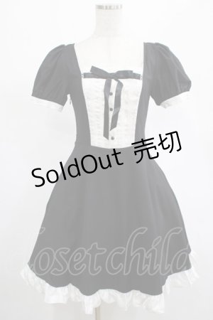 画像: DARK IN LOVE / Magic doll black white rebel dress XS ブラック H-25-02-25-009-PU-OP-KB-ZH