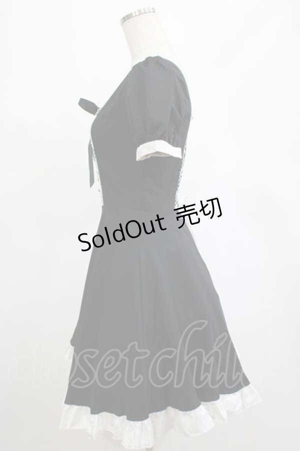 画像2: DARK IN LOVE / Magic doll black white rebel dress XS ブラック H-25-02-25-002-PU-OP-KB-ZS (2)