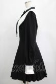 画像2: DARK IN LOVE / Gothic lolita black and white bow neck dress L ブラック H-25-02-25-016-PU-OP-KB-ZI (2)