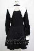 画像3: DARK IN LOVE / Gothic lolita black and white bow neck dress L ブラック H-25-02-25-016-PU-OP-KB-ZI (3)