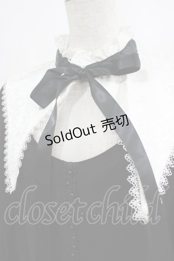 画像4: DARK IN LOVE / Gothic lolita black and white bow neck dress L ブラック H-25-02-25-016-PU-OP-KB-ZI (4)