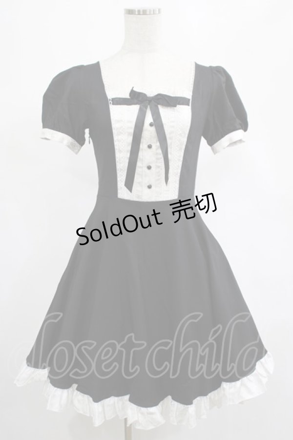 画像1: DARK IN LOVE / Magic doll black white rebel dress XS ブラック H-25-02-25-003-PU-OP-KB-OS (1)