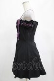 画像2: DARK IN LOVE / Harajuku purple cross sweet cool rebel dress M ブラック H-25-02-25-023-PU-OP-KB-OS (2)