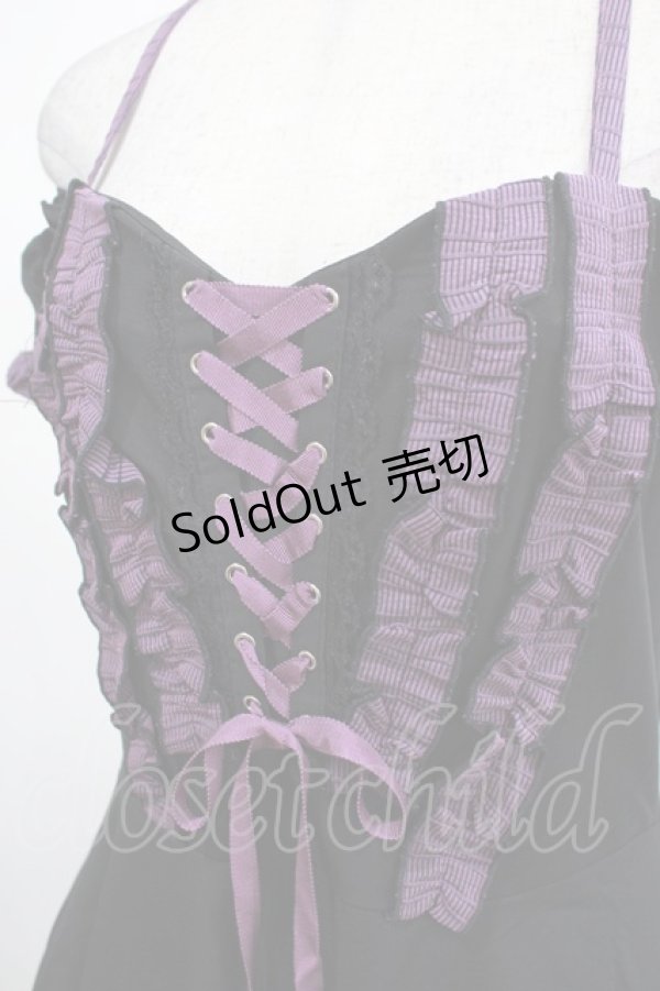 画像4: DARK IN LOVE / Harajuku purple cross sweet cool rebel dress M ブラック H-25-02-25-023-PU-OP-KB-OS (4)