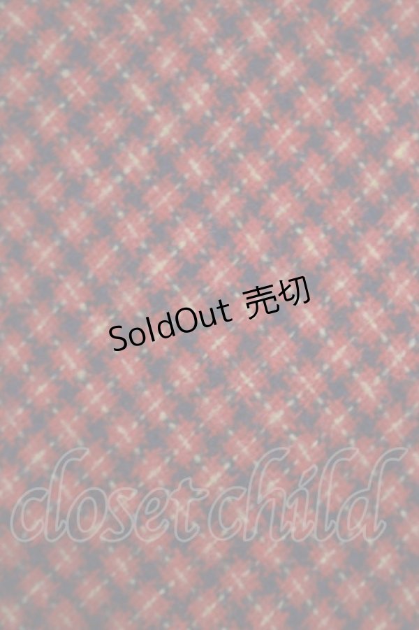 画像4: MILK / チェックフリルスカート  赤 H-25-02-26-034-ML-SK-KB-ZT204 (4)