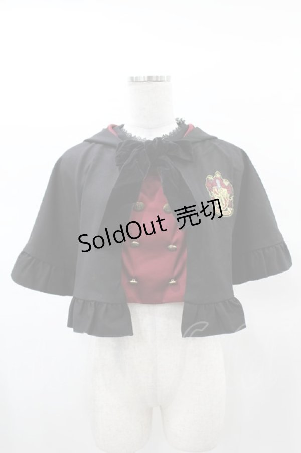 画像1: ATELIER PIERROT / ハリー・ポッター ダブルボタン2Wayケープ  グリフィンドール（レッド） H-25-02-26-1004-EL-JA-KB-ZH (1)