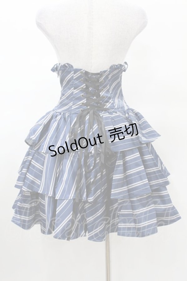 画像2: ATELIER PIERROT / ハリー・ポッター フリルコルセットスカート  レイブンクロー（ブルー） H-25-02-26-1003-EL-SK-KB-ZH (2)