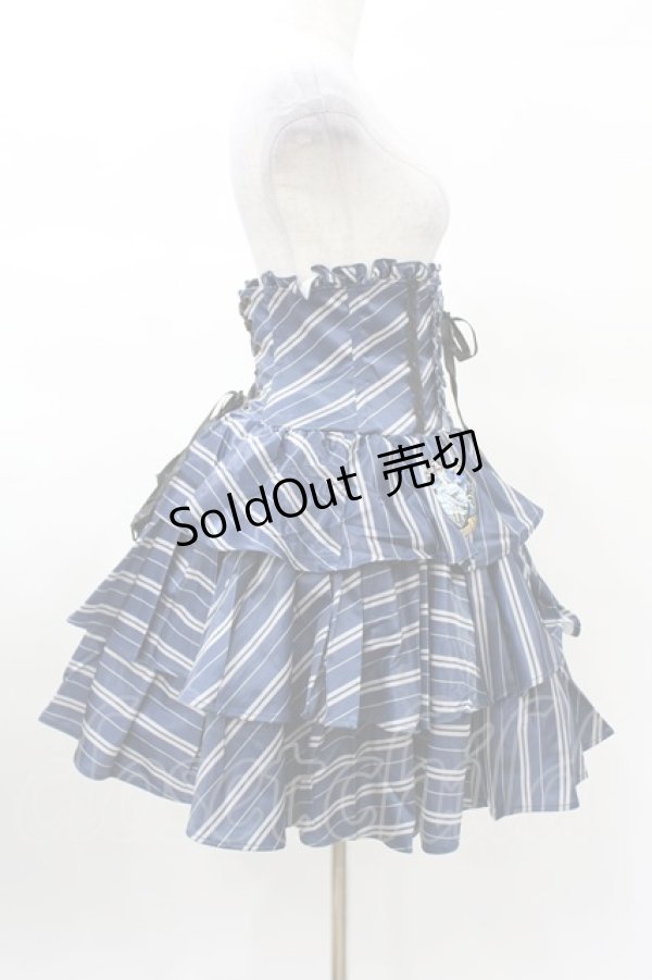 画像3: ATELIER PIERROT / ハリー・ポッター フリルコルセットスカート  レイブンクロー（ブルー） H-25-02-26-1003-EL-SK-KB-ZH (3)