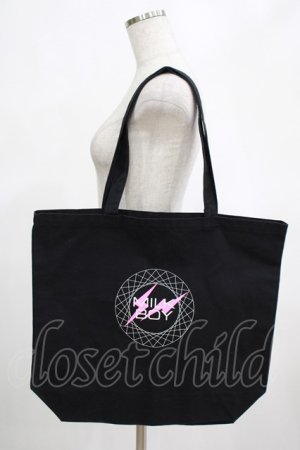 画像: MILKBOY / "Mister Making Left"Tote  黒 H-25-02-26-064-MB-BG-KB-ZH