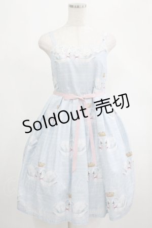 画像: Leur Getter / Crown Swanキャミワンピース M サックス H-25-02-26-021-LU-OP-KB-ZH