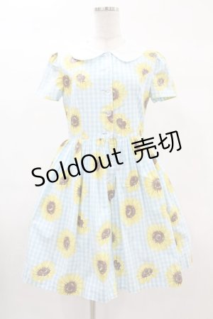 画像: MILK / Summerフラワーワンピース  サックスギンガム H-25-02-27-1036-ML-OP-NS-ZH