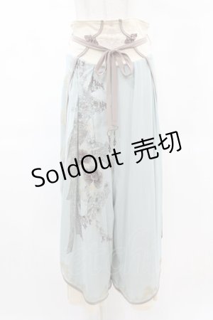 画像: Ozz oneste / 颯流天月ワイドパンツ  ミントブルー H-25-02-27-1044-OO-PA-KB-ZH