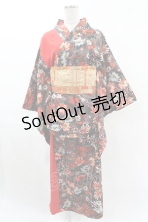 画像: Qutie Frash / 2023浴衣3点SET FREE 金魚レッド H-25-02-27-1007-QU-OP-KB-ZH