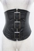 画像1: Na+H / 蟲コルセット  ブラック H-25-02-27-1003-PU-ZA-KB-ZT (1)