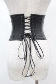 画像2: Na+H / 蟲コルセット  ブラック H-25-02-27-1003-PU-ZA-KB-ZT (2)