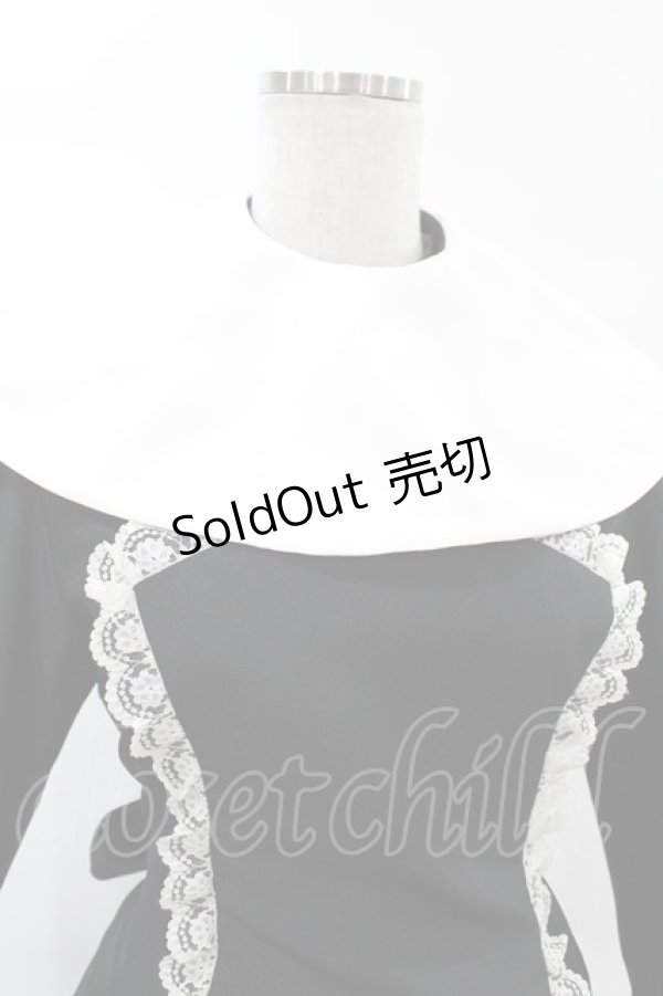 画像4: ATELIER BOZ / シスターワンピース  黒×白 H-25-02-27-1018-EL-OP-KB-ZH (4)