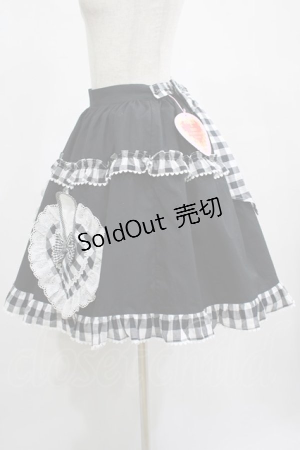 画像2: BABY,THE STARS SHINE BRIGHT / Alice meets the White Rabbitスカート Free ブラック H-25-02-28-022-BA-SK-NS-ZH (2)