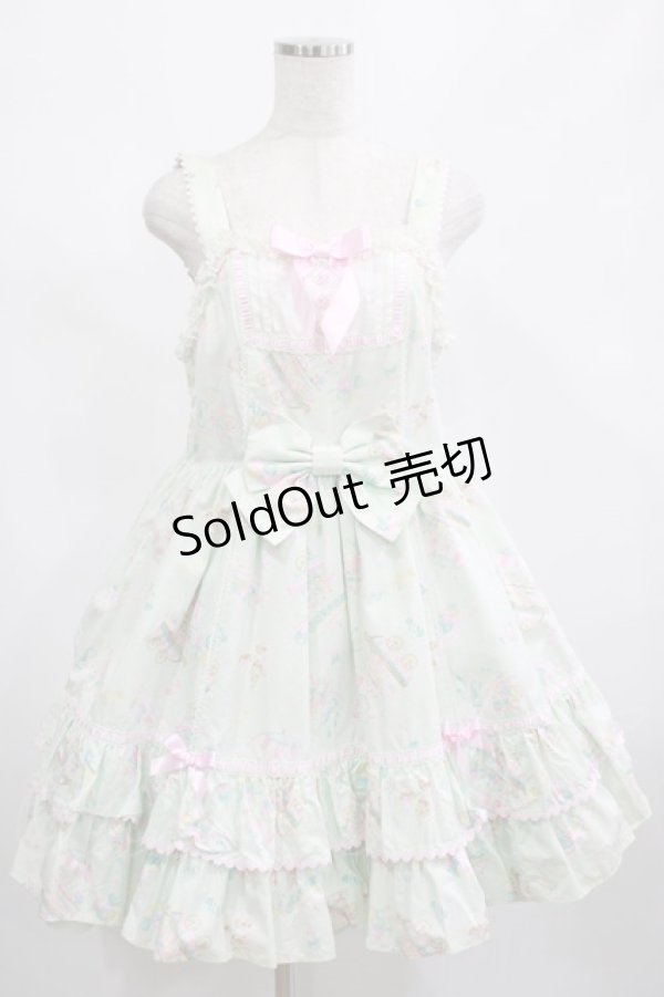 画像1: Angelic Pretty / Candy Fun Fairジャンパースカート Free ミント H-25-02-28-004-AP-OP-NS-ZH (1)