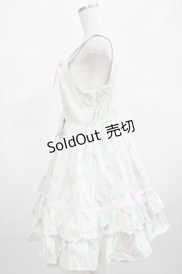 画像2: Angelic Pretty / Candy Fun Fairジャンパースカート Free ミント H-25-02-28-004-AP-OP-NS-ZH (2)
