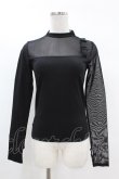 画像1: KILL STAR / Dark Reality Mesh Top XS ブラック H-25-02-28-1006-SL-TO-KB-ZS (1)