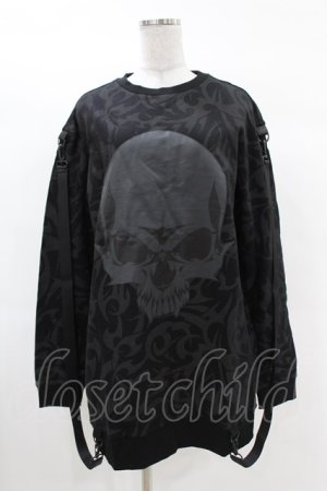 画像: KILL STAR / DOOM TRIBE SWEAT DRESS S ブラック H-25-02-28-1007-SL-OP-KB-ZI