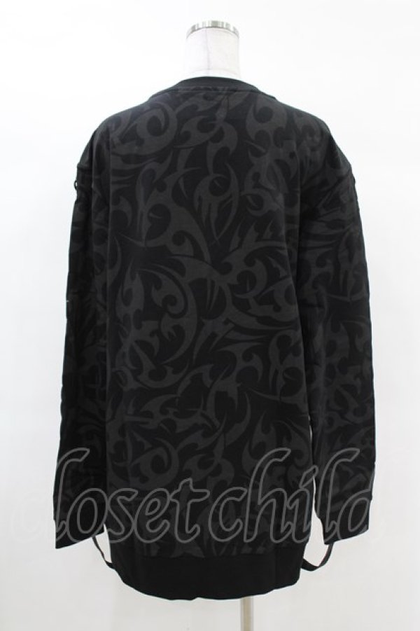 画像2: KILL STAR / DOOM TRIBE SWEAT DRESS S ブラック H-25-02-28-1007-SL-OP-KB-ZI (2)