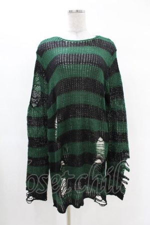 画像: KILL STAR / Absinthe Knit Sweater S グリーン H-25-02-28-1013-SL-TO-KB-OS