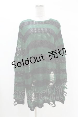 画像: KILL STAR / Absinthe Knit Sweater S グリーン H-25-02-28-1013-SL-TO-KB-OS