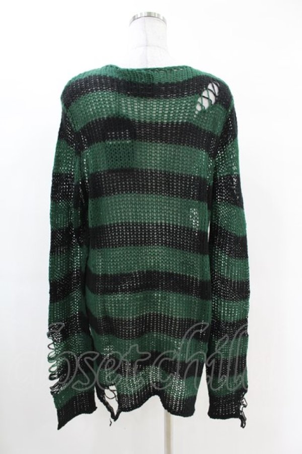 画像2: KILL STAR / Absinthe Knit Sweater XS グリーン H-25-02-28-1014-SL-TO-KB-ZH (2)