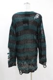 画像2: KILL STAR / Sea Punk Knit Sweater XS ブルーグリーン H-25-02-28-1023-SL-TO-KB-ZH (2)