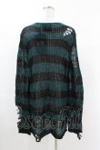 画像2: KILL STAR / Sea Punk Knit Sweater XS ブルーグリーン H-25-02-28-1026-SL-TO-KB-ZT0407S (2)