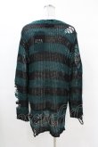 画像2: KILL STAR / Sea Punk Knit Sweater XS ブルーグリーン H-25-02-28-1028-SL-TO-KB-ZY (2)