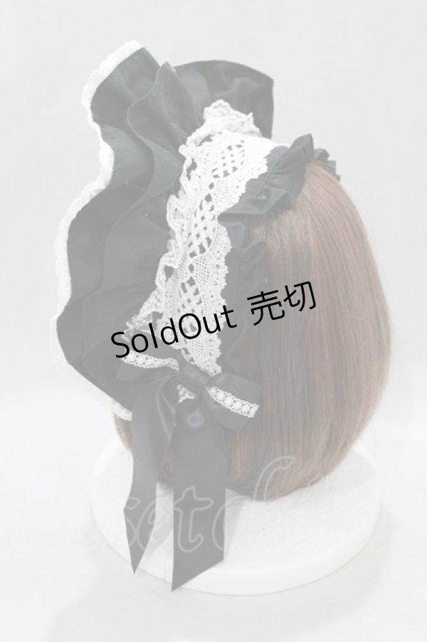 画像2: Angelic Pretty / Elegant Roseブリム付カチューシャ  ブラック H-25-02-28-074-AP-AC-NS-ZH (2)