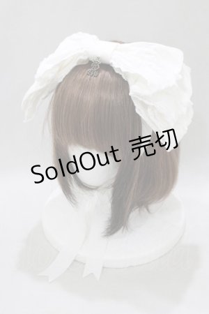 画像: ALICE and the PIRATES / Dolly Ribbonヘッドドレス  オフ H-25-02-28-075-PA-AC-NS-ZH