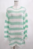 画像1: KILL STAR / Peppermint knit Sweater XS ミント H-25-03-01-033-SL-TO-KB-ZH (1)