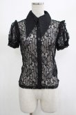 画像1: KILL STAR / Vexina Lace Collar Blouse XS ブラック H-25-03-01-034-SL-BL-KB-ZH (1)